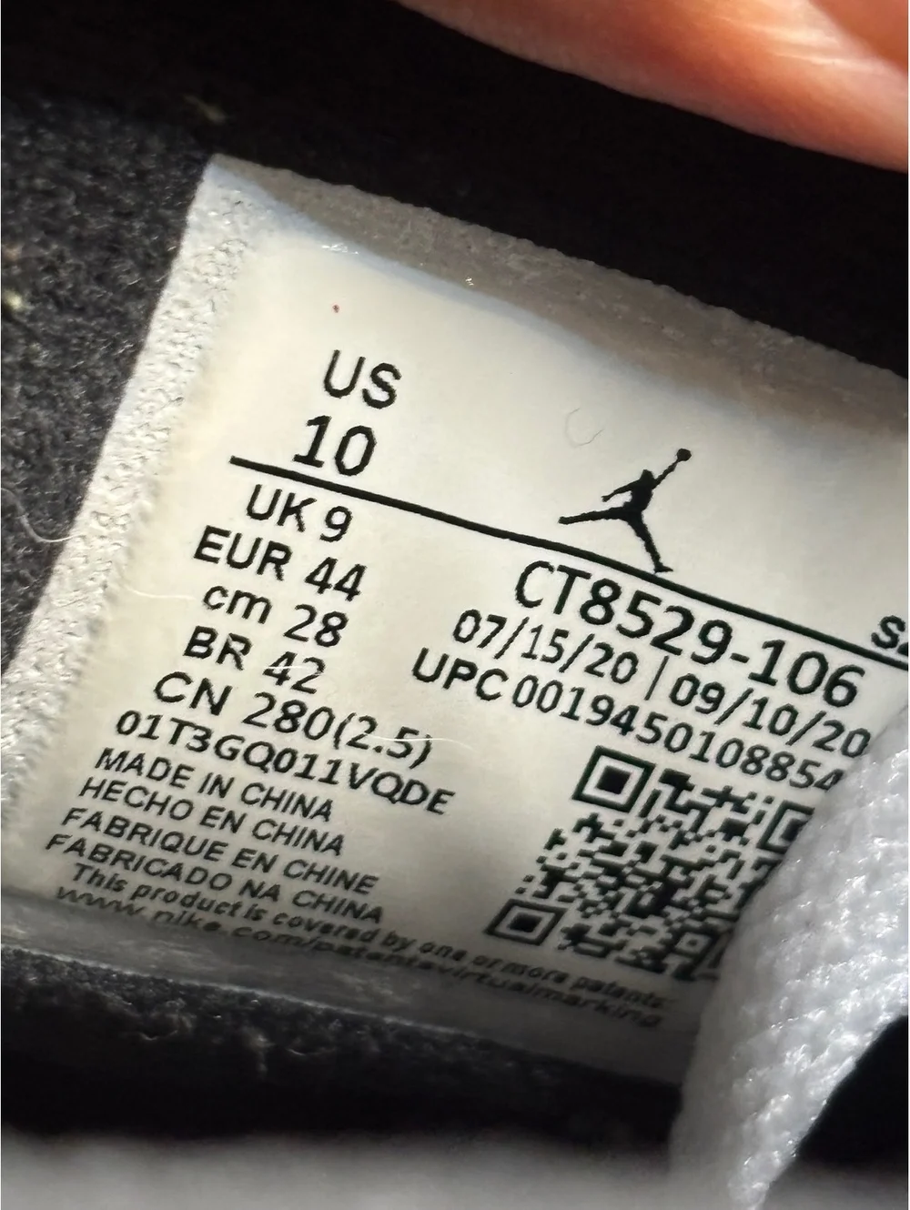 N/A size 10